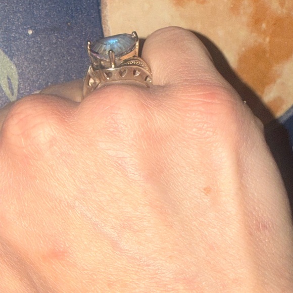 925 fire topaz size 8 - Picture 11 of 16